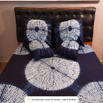 Drap de lit teinté