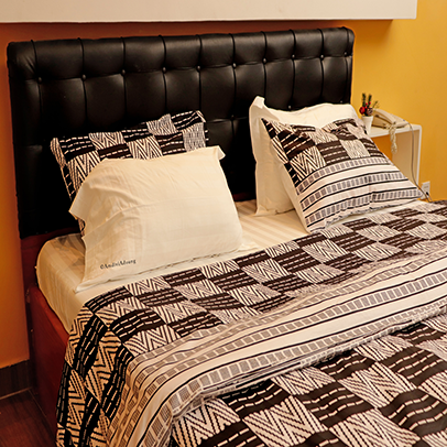 Draps de lit plus housse de couette